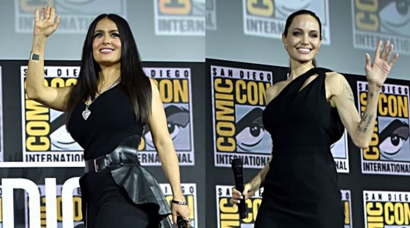 Salma Hayek y Angelina Jolie Revelan nuevas imágenes de la película de Marvel - Créditos: Foto de archivo