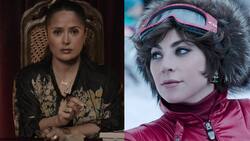 Salma Hayek y Lady Gaga grabaron escena íntima para "House of Gucci"