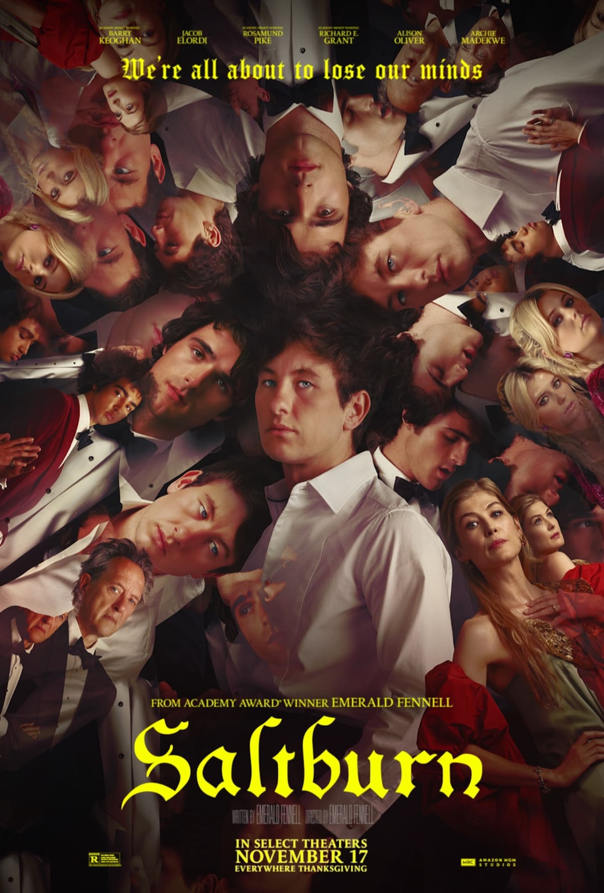 Saltburn está disponible en Prime Video desde el 22 de diciembre del 2023.