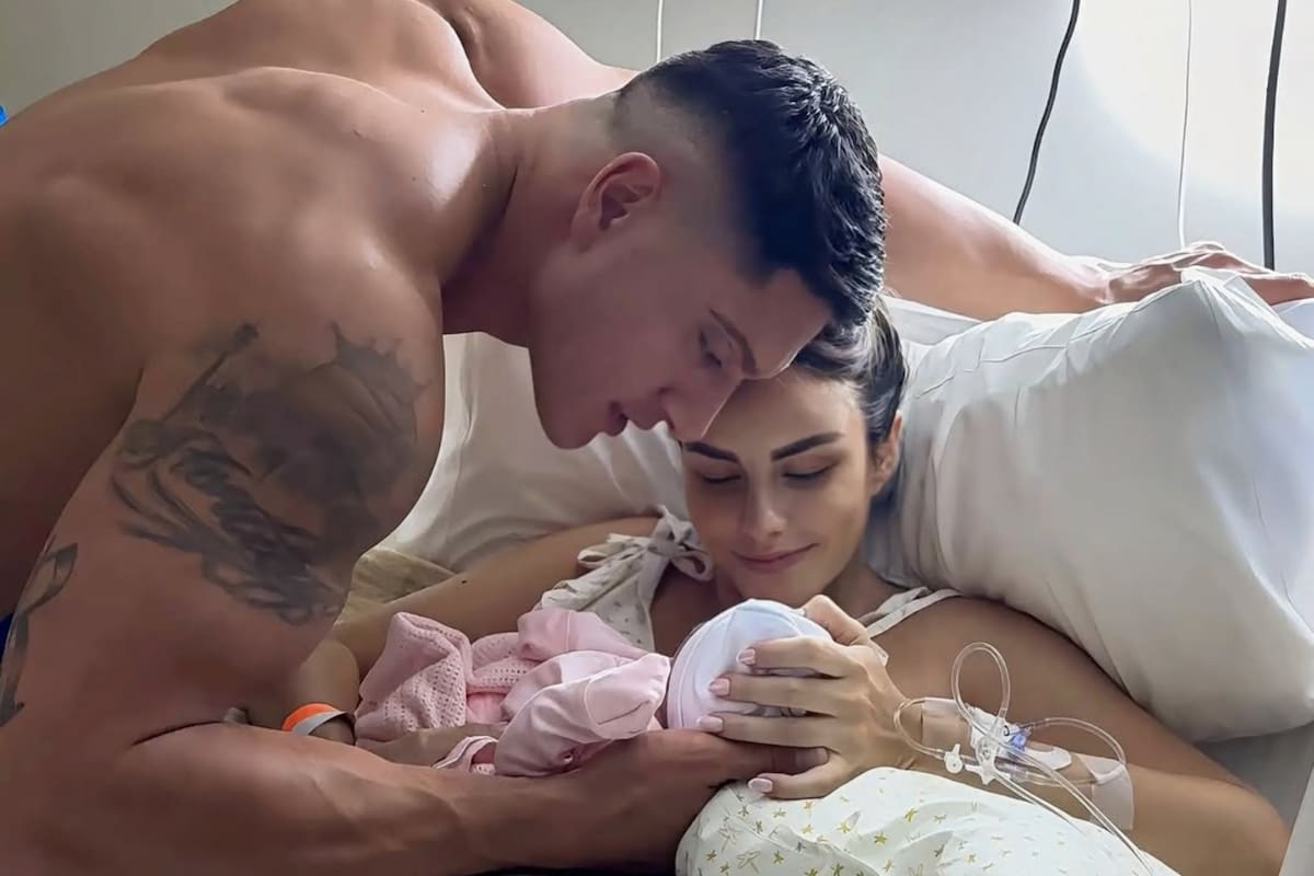 Siendo padres el pasado sábado 30 de enero. Foto: @sammisreyes en Instagram