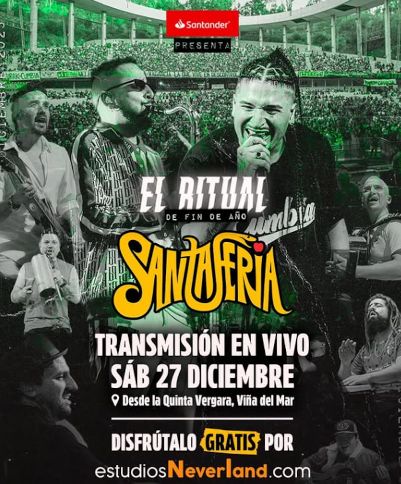 Así podrás ver en vivo el concierto de este sábado 27 de diciembre.