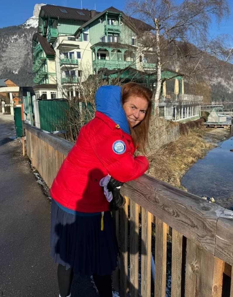 Sarah Ferguson compartió esta foto para hablar sobre su cáncer. Créditos: Instagram