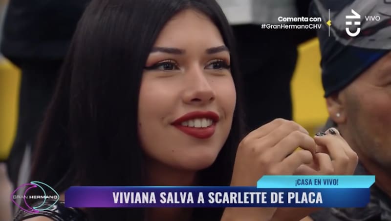 Scarlette Gálvez fue salvada por Viviana Acevedo. Foto: CHV.
