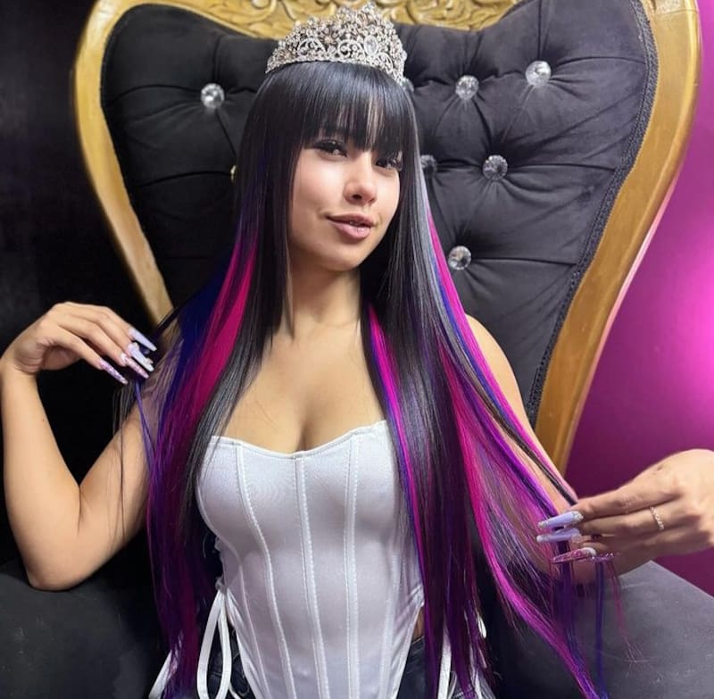 Scarlette Gálvez quedó feliz con su nuevo look. Créditos: Instagram