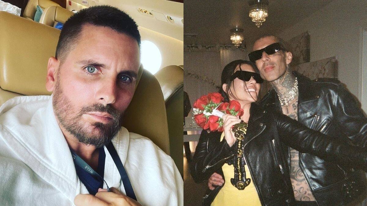 Scott Disick se sincera sobre lo que piensa de la relación de Kourtney Kardashian y Travis Barker