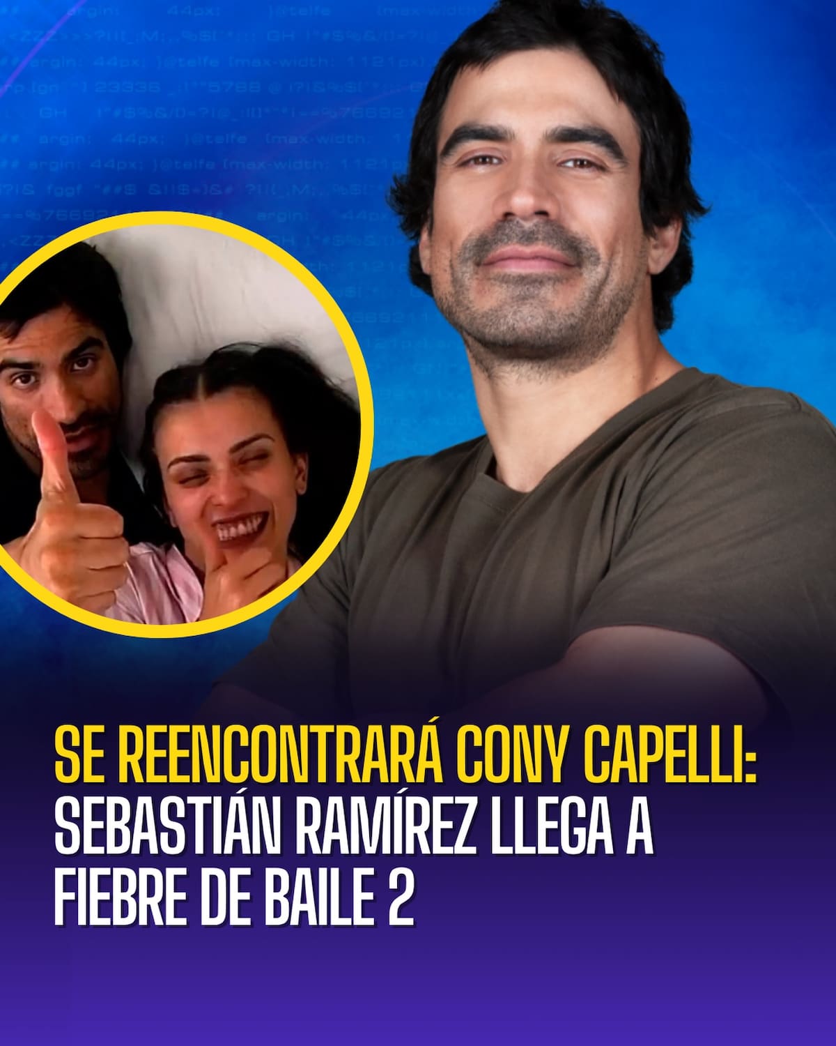 Se reencontraría con Cony Capelli en Fiebre de Baile. Foto: Reproducción @noticiasyespectaculos.