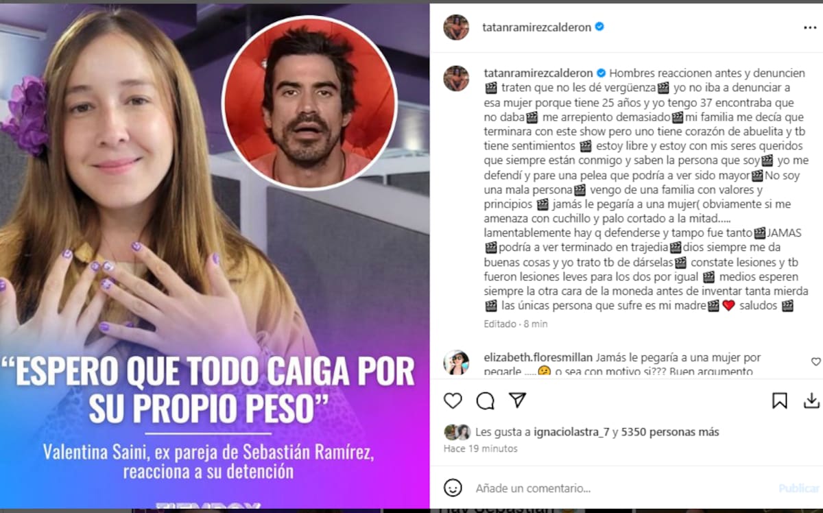 se defiende en Instagram tras ser detenido