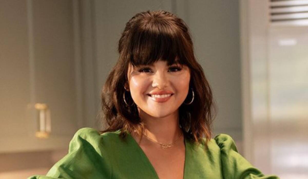 Selena Gomez La actriz apareció usando un vestido de novia - Créditos: Instagram