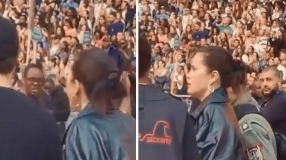 VIDEO| Selena Gomez gritándole a guardia de seguridad en concierto de Beyoncé se hace viral