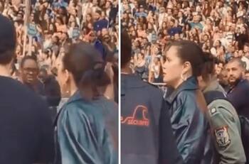 VIDEO| Selena Gomez gritándole a guardia de seguridad en concierto de Beyoncé se hace viral