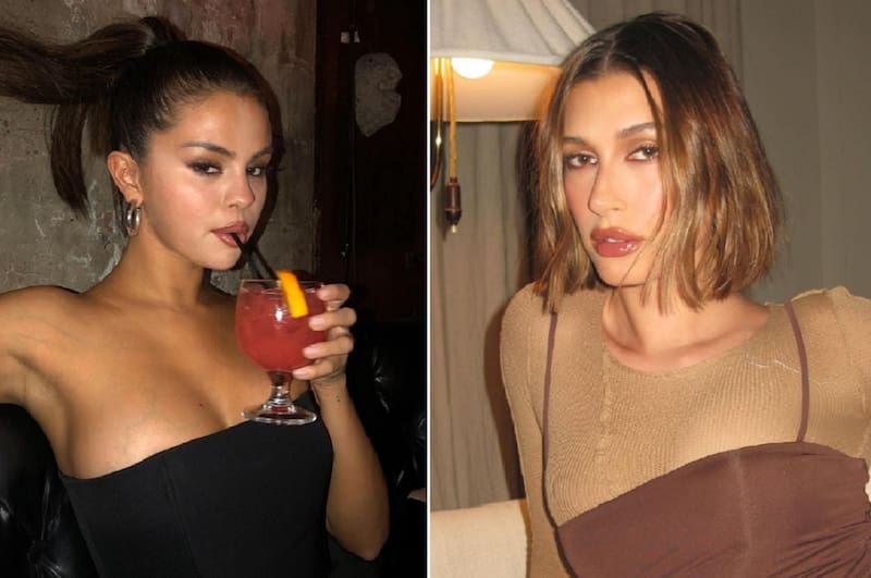 Selena Gomez y Hailey Bieber La jóvenes están en medio de la polémica, luego de que la esposa de Justin Bieber realizará comentarios en TikTok. - Créditos: Instagram