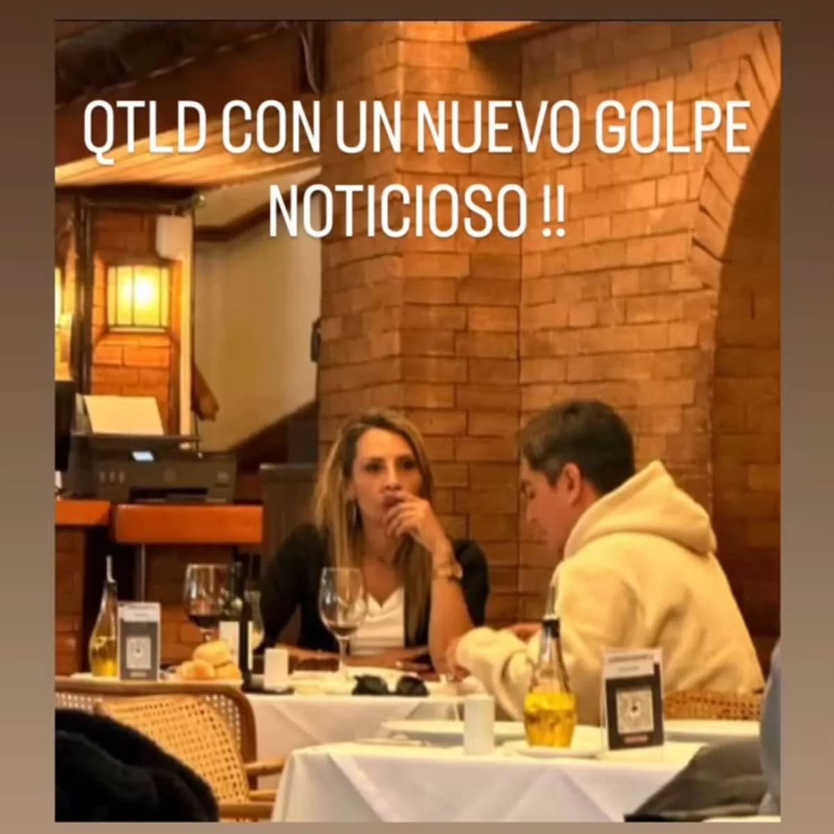 El comediante fue captado con una misteriosa mujer.