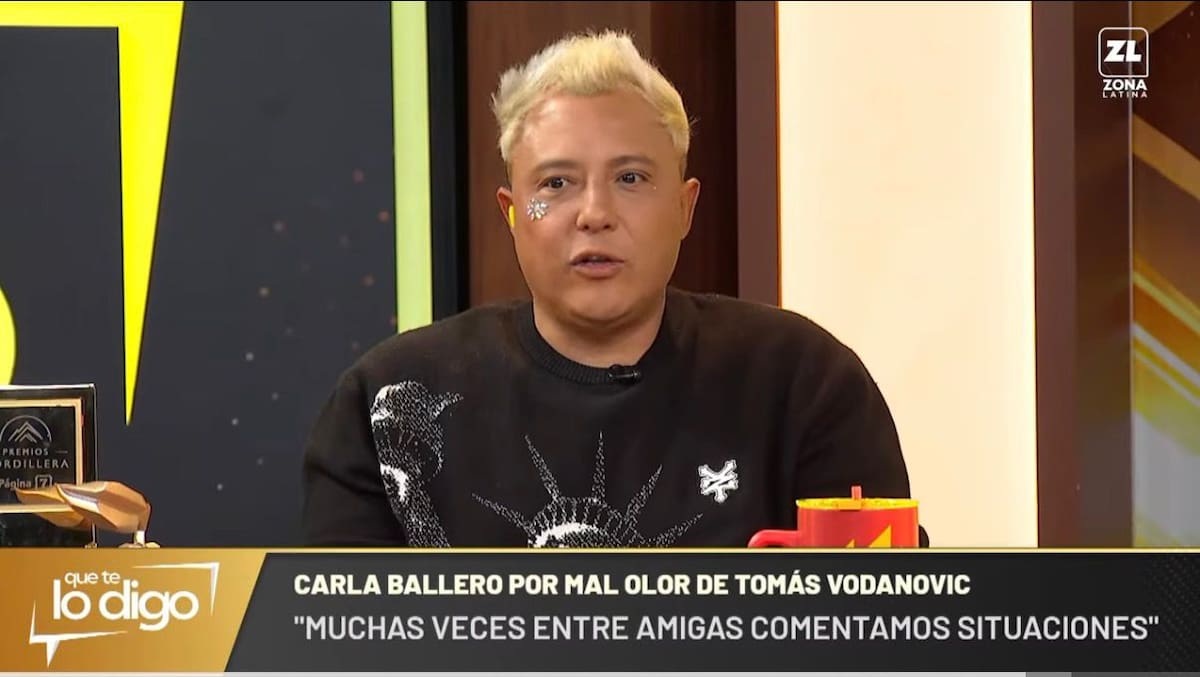 Defiende a Tomás Vodanovic en Que Te Lo Digo.
Foto: captura @canalzonalatina