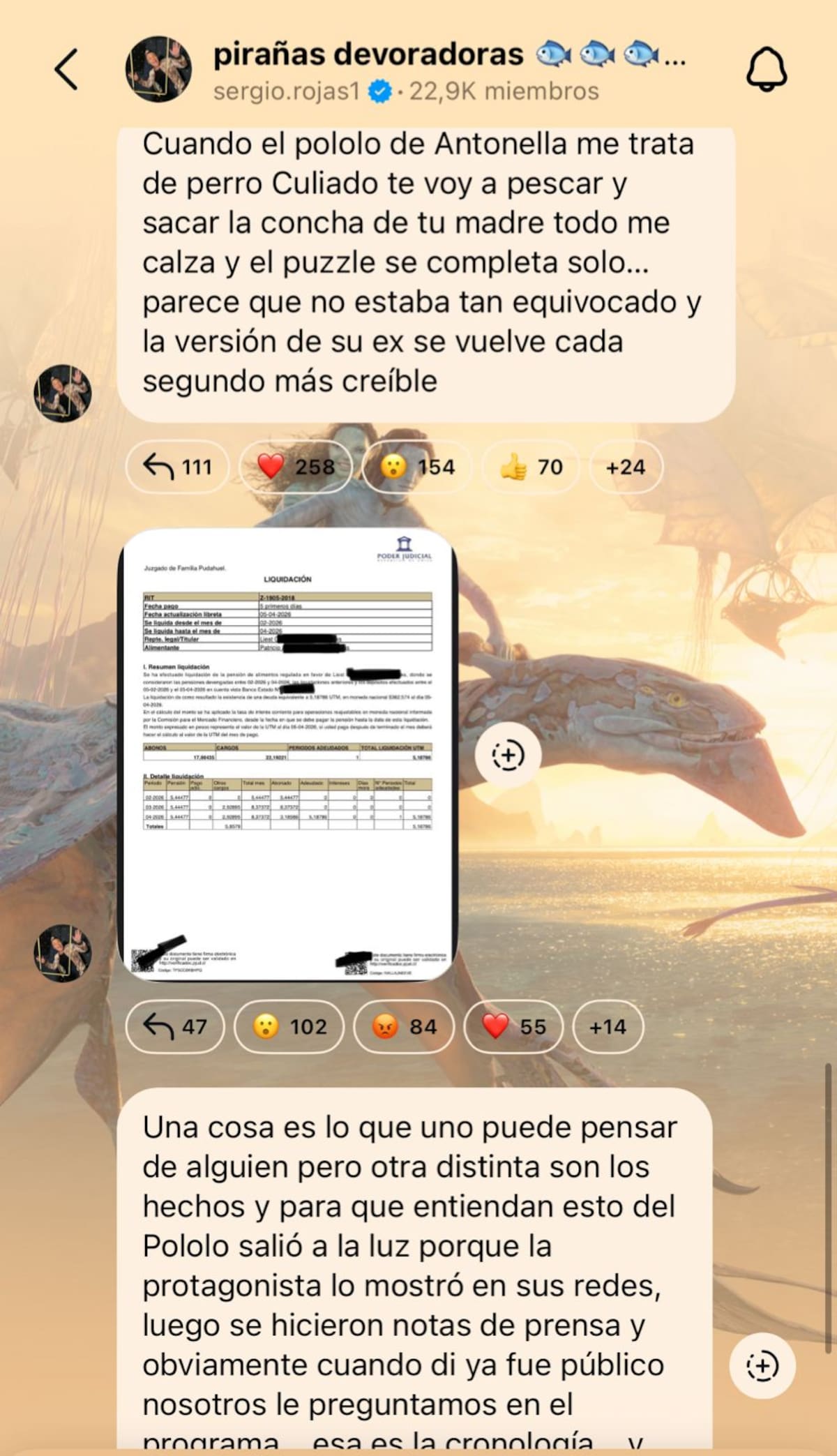 A través de su canal de difusión en Instagram.
Foto: Instagram