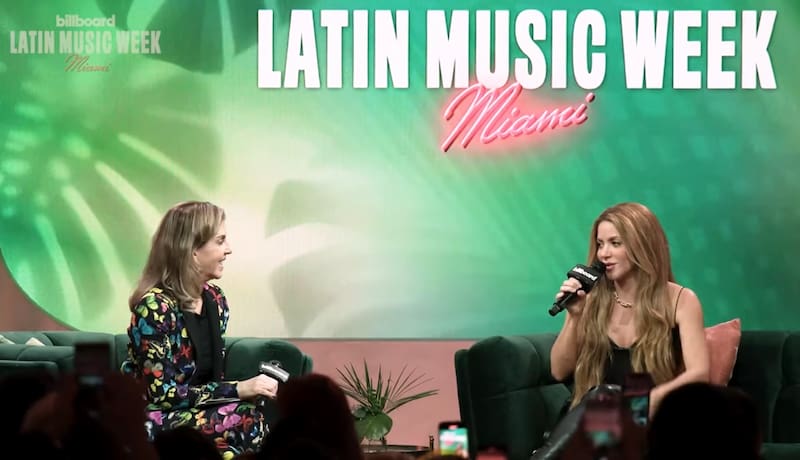 Shakira en la Semana de la Música Latina. Foto: Youtube.
