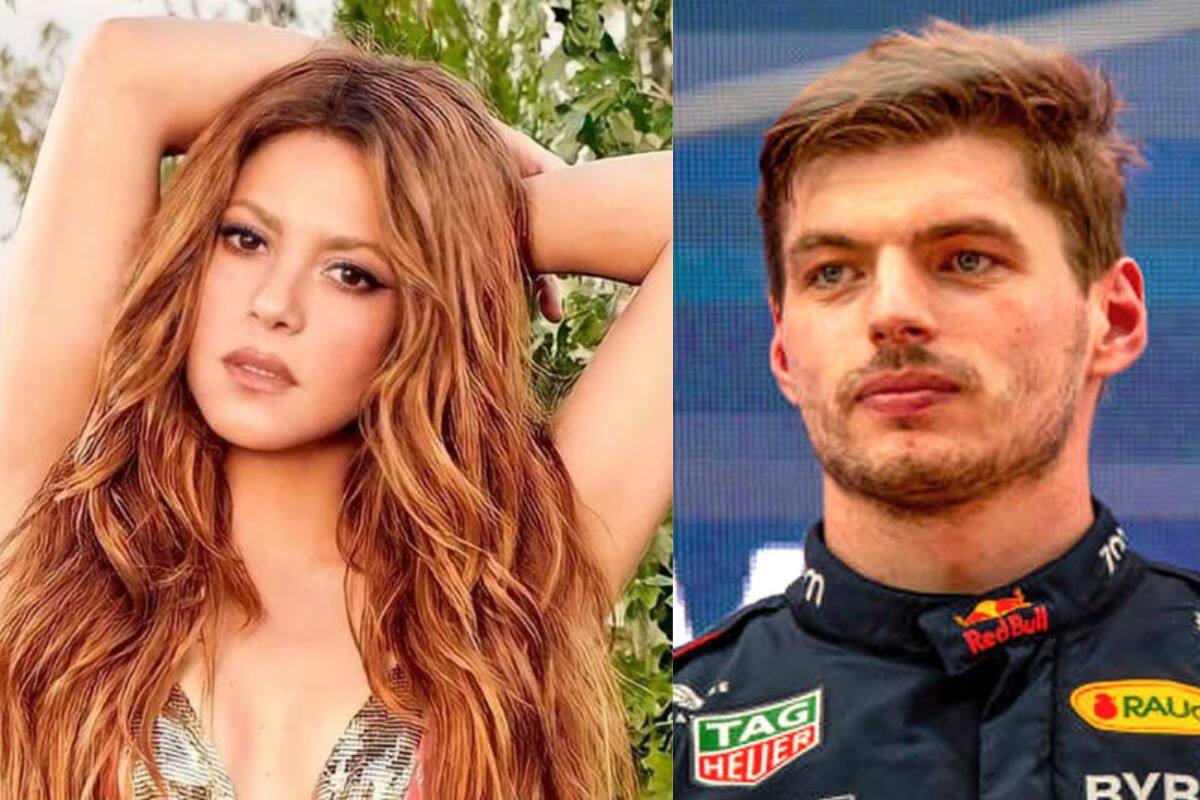 Shakira recibe un guiño de Max Verstappen