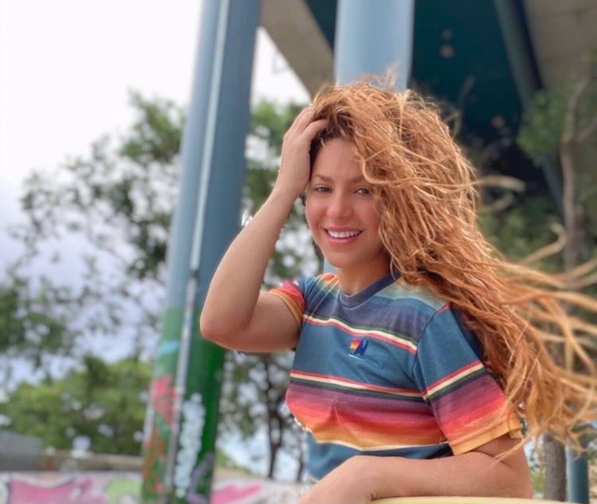 Shakira La cantante recientemente lanzó el tema "Don’t Wait up" - Créditos: Instagram: @shakira
