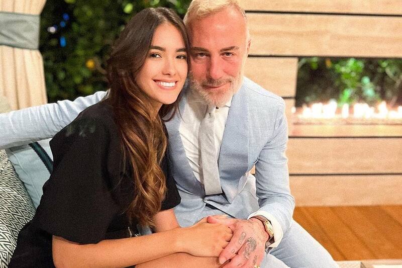 Sharon Fonseca y Gianluca Vacchi La modelo y el magnate italiano se encuentran en duelo, tras la pérdida de una importante integrante de su familia. - Créditos: Instagram