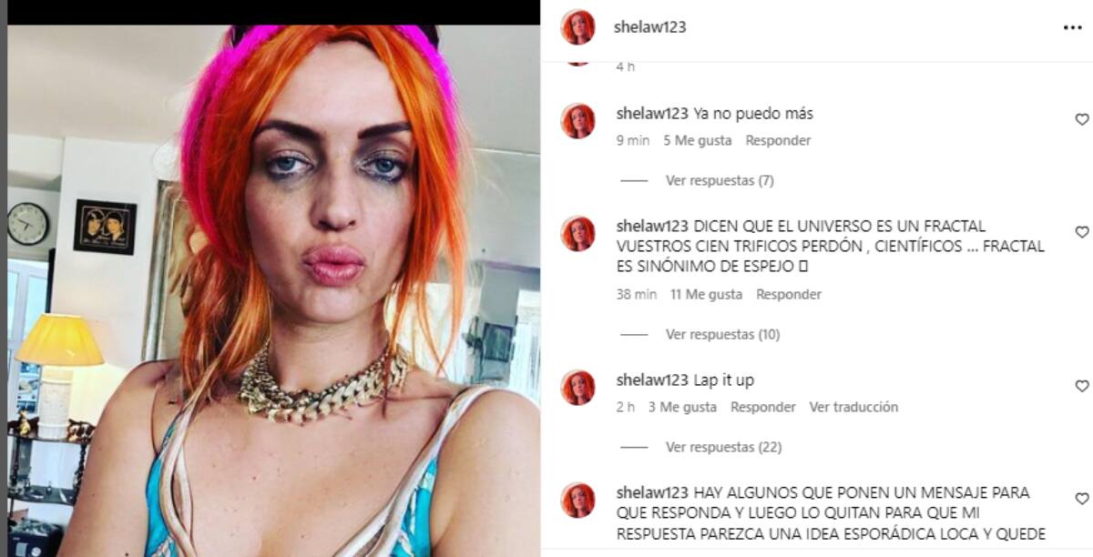 Sheila Devil , hija de Camilo Sesto, en instagram