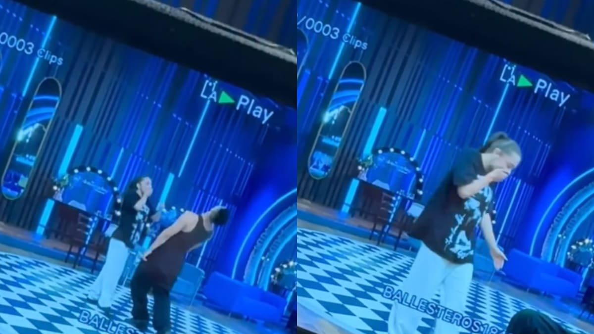 VIDEO | “¿Intencional o accidente?”: El chascarro de Skarleth Labra durante los ensayos de Fiebre de Baile