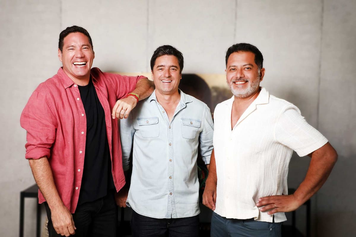 Pancho Saavedra, Jorge Zabaleta y Pedro Ruminot. Foto: Canal 13