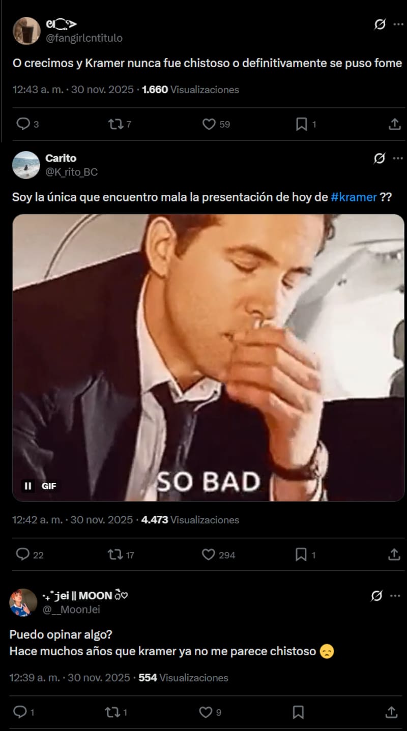 Reacciones de su presentación en Teletón 2025.