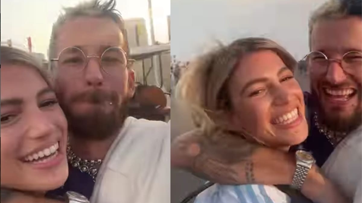 Ricky Montaner y Stefi Roitman listos en Qatar para apoyar a Argentina en la final del Mundial