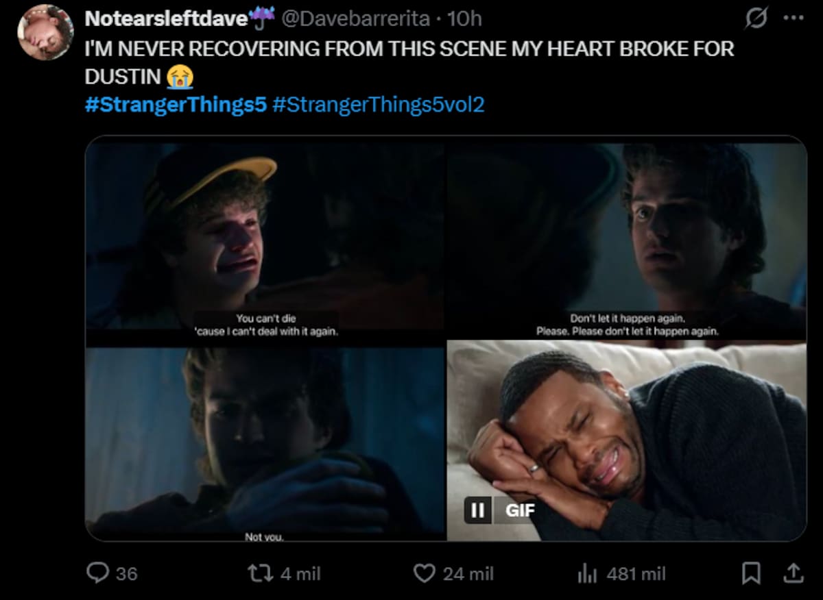 Memes y reacciones que dejó la penúltima parte de la serie de Netflix.