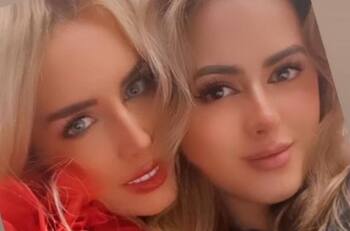 Tania Ruiz pasó la Navidad con Paulina y Nicole Peña, hijas de Peña Nieto