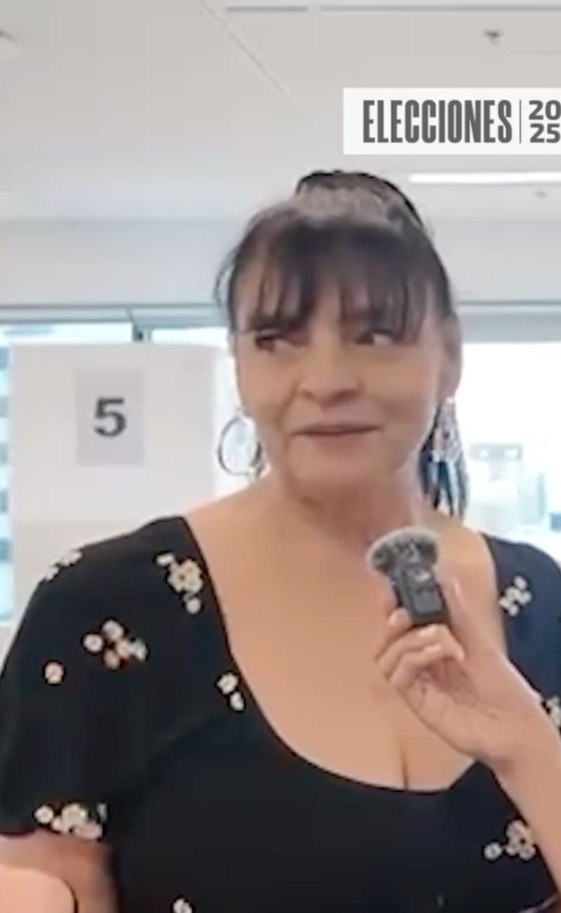 La vedette reveló que se ofreció como vocal de mesa.