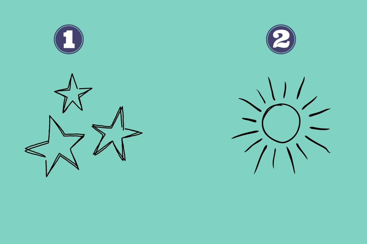 ¿Te has preguntado cuál es tu forma de brillar? Elige entre el sol y las estrellas y descúbrela.