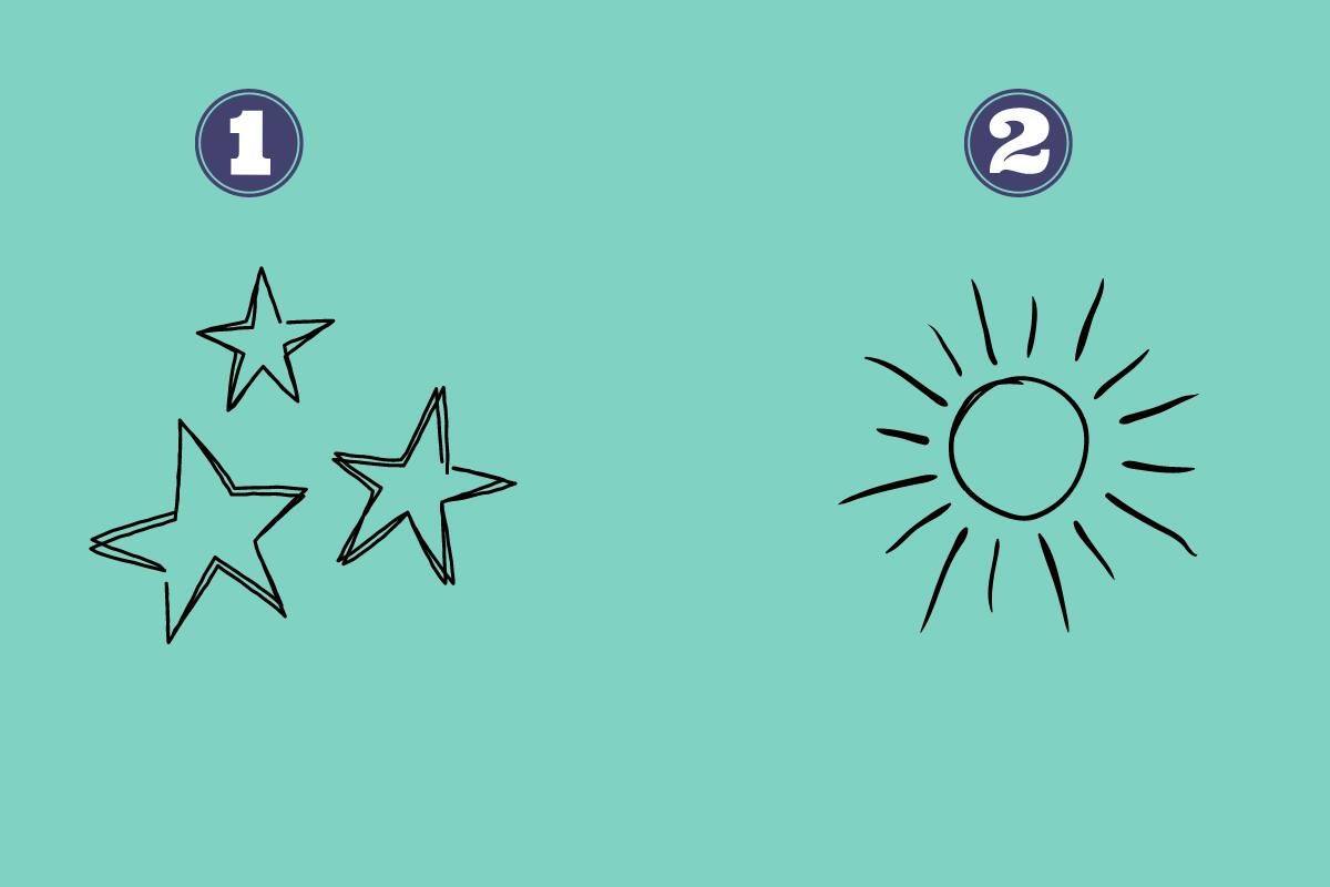 ¿Te has preguntado cuál es tu forma de brillar? Elige entre el sol y las estrellas y descúbrela.