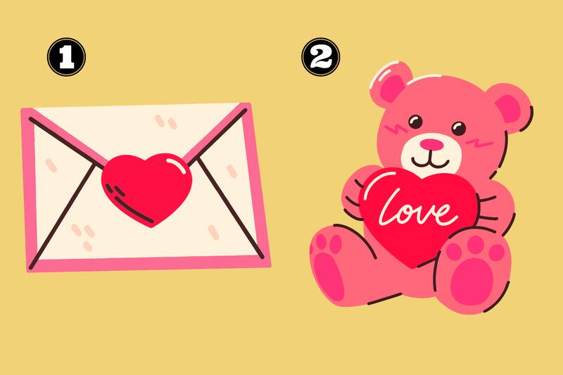 ¿Carta romántica u oso de peluche?