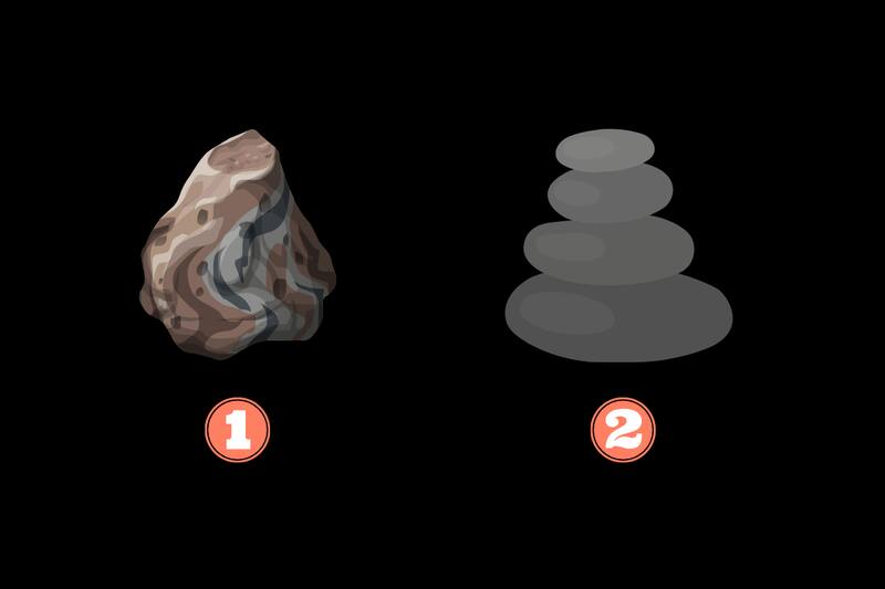 Elige una piedra y descubre cómo reaccionas ante las críticas.