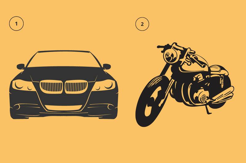 Elige entre la moto o el auto y descubre si eres alguien apresurado a la hora de tomar decisiones.