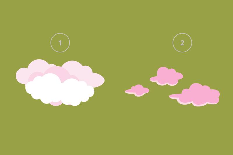 ¿Qué nube escoges? Tu elección puede decir mucho de tu forma de relacionarte con tus metas e ideas.