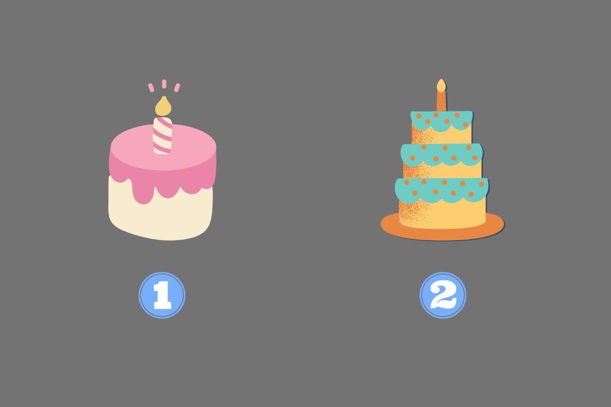 Elige una torta y descubre cuál es la primera impresión que tienen de ti.