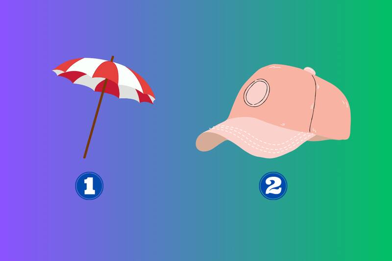 Elige entre el quitasol y el jockey para descubrir algo que no sabías de ti.