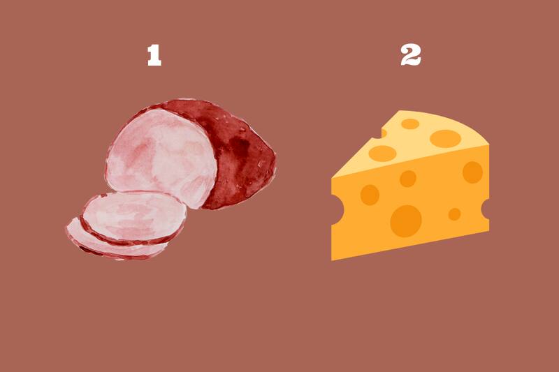 Elige entre el jamón o el queso y descubre si eres vengativo o no.
