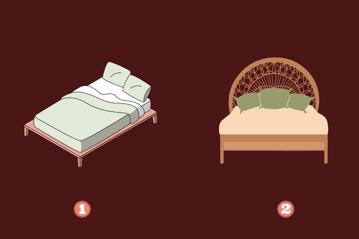 ¿Cama desordenada o rústica? Elige una y conoce tu forma de soñar.