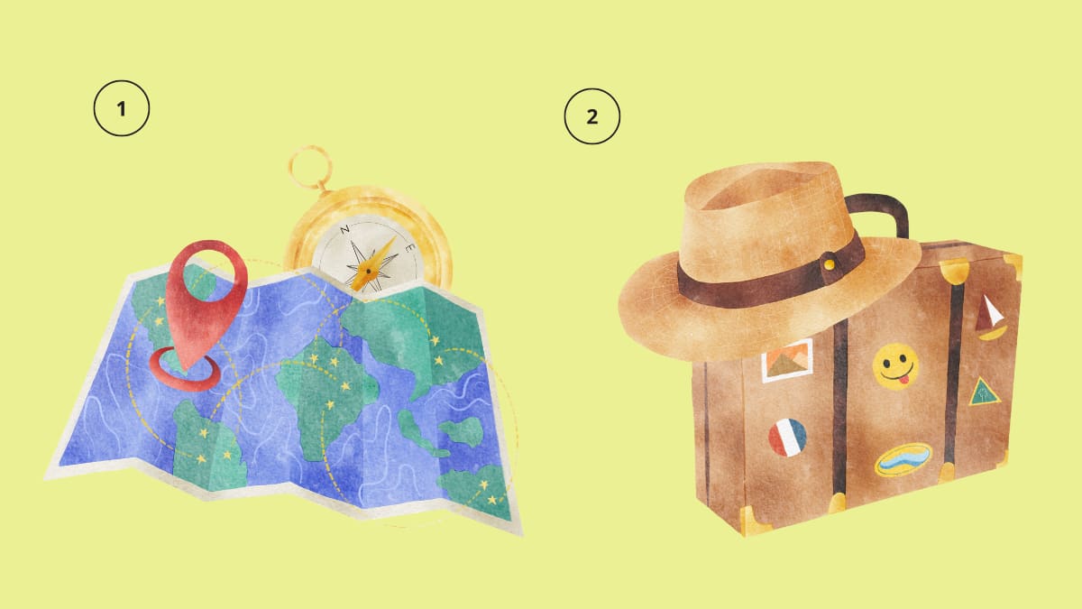 Test de Personalidad: ¿Mapa o maleta? Elige uno y descubre si eres alguien aventurero cuando viajas