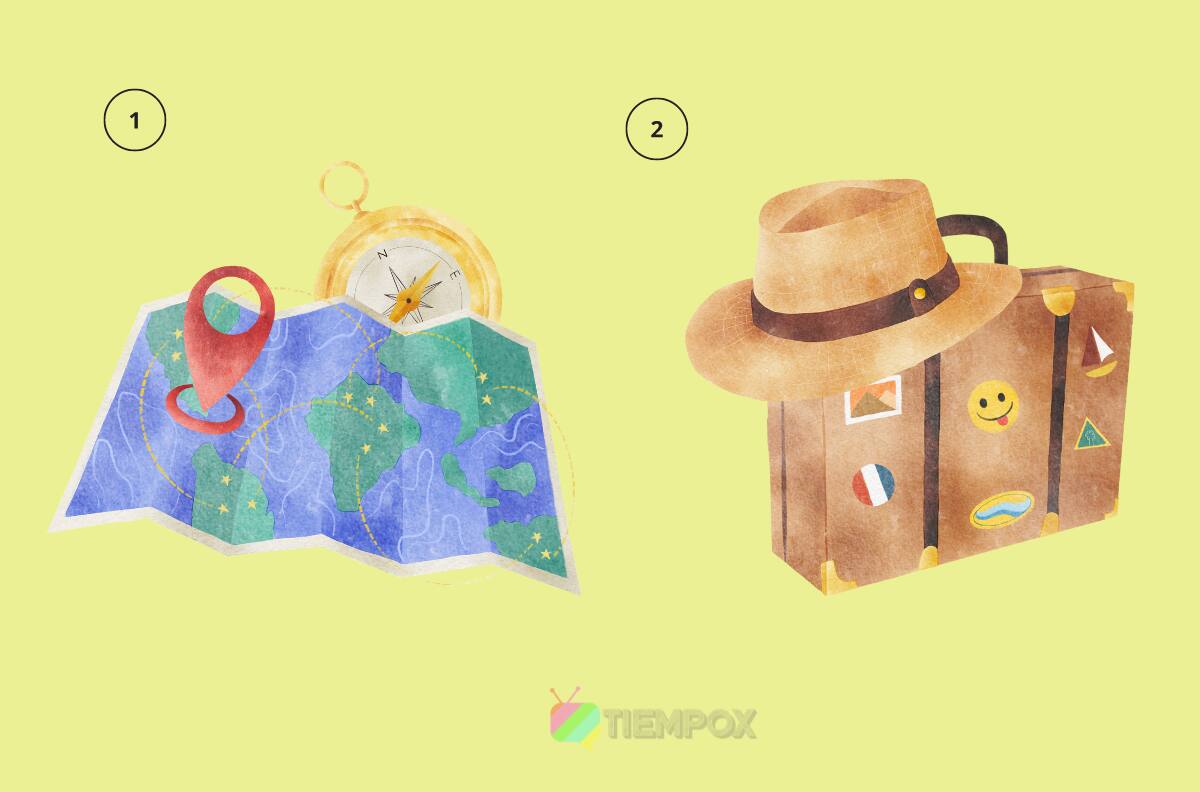 Test de Personalidad: ¿Mapa o maleta? Elige uno y descubre si eres alguien aventurero cuando viajas