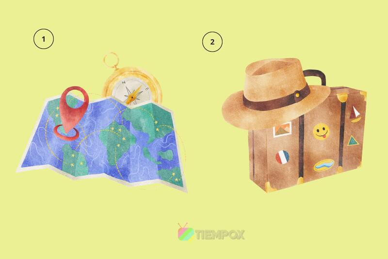 Test de personalidad Elige un de los dos objetos y descubre qué tan aventurero eres cuando viajas. - Créditos: Tiempox.com