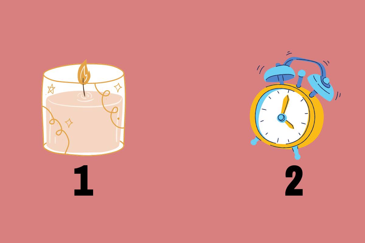 Test de personalidad ¿Vela o Reloj alarma? Escoge la imagen que más te llame la atención - Créditos: Tiempox.com
