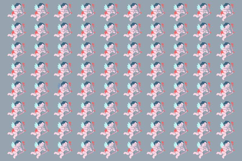 ¿Dónde está el Cupido diferente?