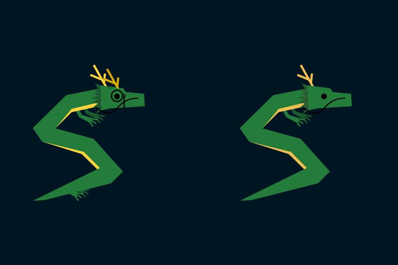 ¿Cuáles son las diferencias del dragón? Encuéntralas y supera tu récord personal.