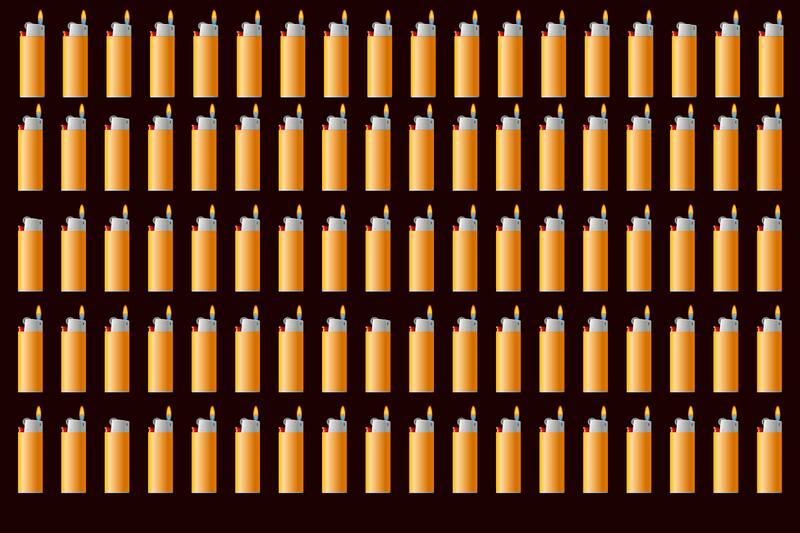 ¿Tendrás la capacidad para encontrar los cinco encendedores sin luz? Pon a prueba tu habilidad visual en este test.