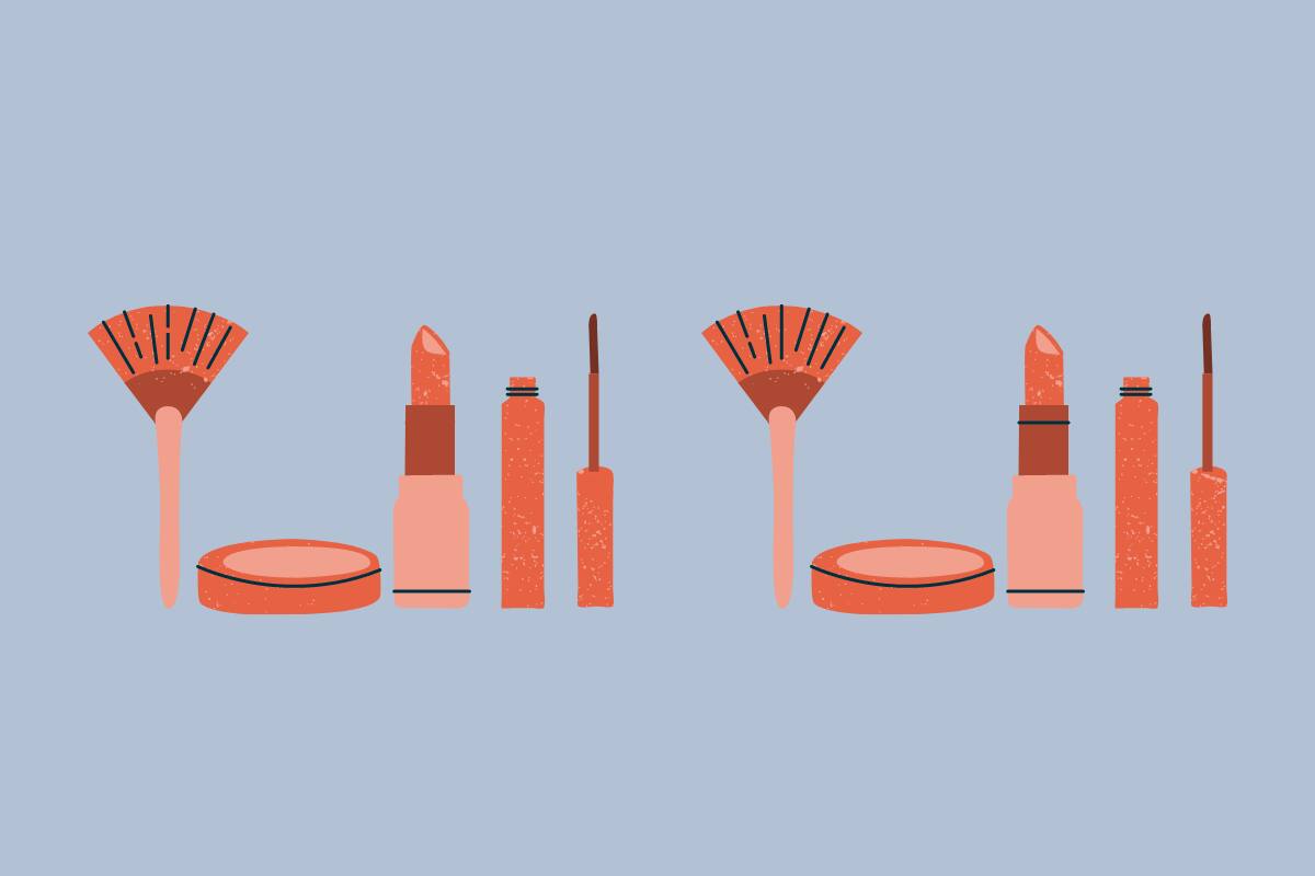 ¿Ves las 3 diferencias entre el maquillaje?