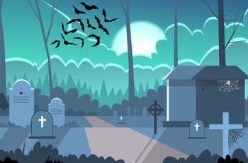 ¡Tienes 30 segundos! Encuentra a los 4 fantasmas ocultos en el cementerio