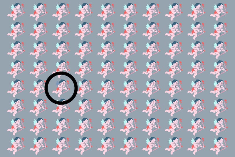 ¡Aquí estaba el Cupido!